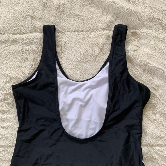 3/$20 NWOT Cupshe women's black babe scoop back one piece swimsuit SZ XL - Picture 5 of 8